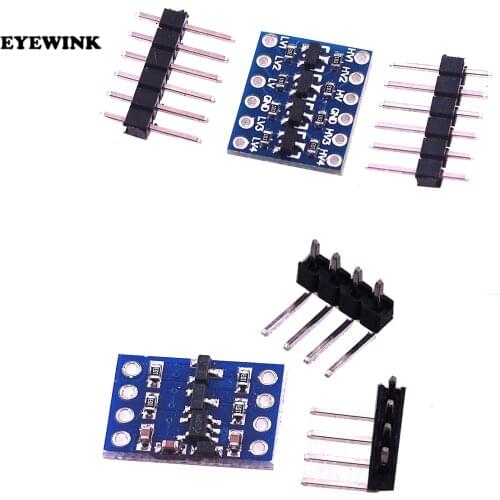 10PCS 5V-3V IIC UART SPI Four 4 Channel Level Converter Module