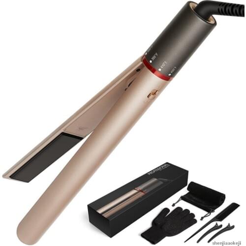 110~220V Professional hair straightener Curling 2 in 1 hair curler straightener hair splint splint hair style machine