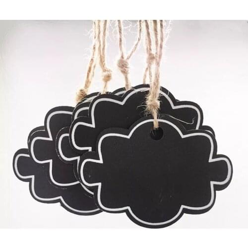 30pcs Mini cloud shape chalkboards black board for message board sign