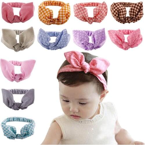 30pcs/lot Novelty 11C Stretch Twist Turban Headband Ear Head Wrap Headwear High Elastic For girls