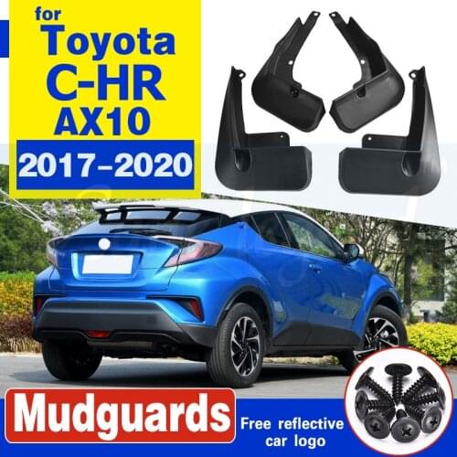 Car Accessories For Toyota C-HR CHR 2017-2020 2018 2019 4PCS Mud Flaps Splash Guards Fender Mudguard Kit Mud Flap Splash Guards