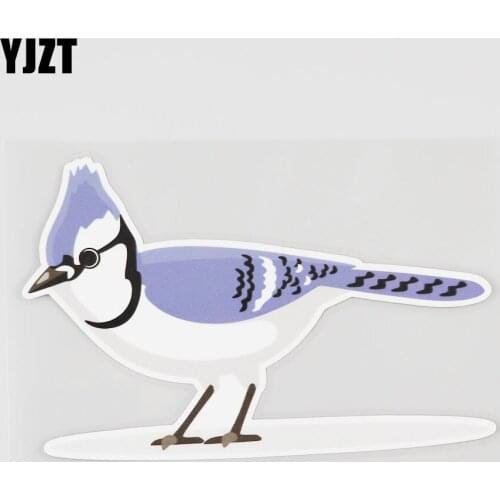 YJZT 14.6CM×9.5CM Birds Car Sticker Superior Quality PVC Decal Window Accessories 11B-0411