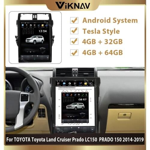 Car DVD multimedia player Android system for-Toyota Land Cruiser Prado LC150 PRADO 150 2014-2019 auto radio GPS navigator 17