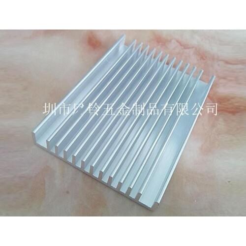 Free Ship High-power aluminum heat sink/electronic radiator cooling fin/PCB heat sink 61*10*100MM Dense tooth aluminum radiator