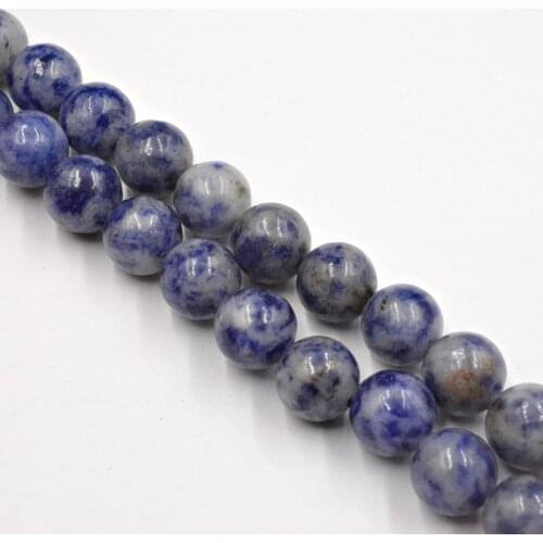 4-12mm Natural Stone Sodalite Beads Loose Beads for Jewelry Making Charm Necklace Accessories DIY Fashion Free Shipping