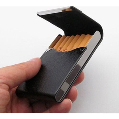 Stainless Steel Cigarette Case Aluminum Alloy Cigarette Storage Box Personality