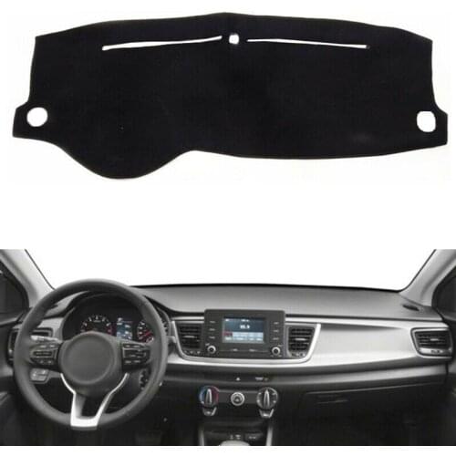 For Kia STONIC 2017 2018 2019 2020 2021 Dashmat Dashboard Cover Mat Pad Dash Sun Shade Instrument Protect Carpet Car Accessories
