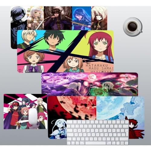 The Devil Is a Part-Timer Laptop Gaming Mice Mousepad Size for Office Long Table Mat Kawaii Desk for Teen Girls for Bedroom