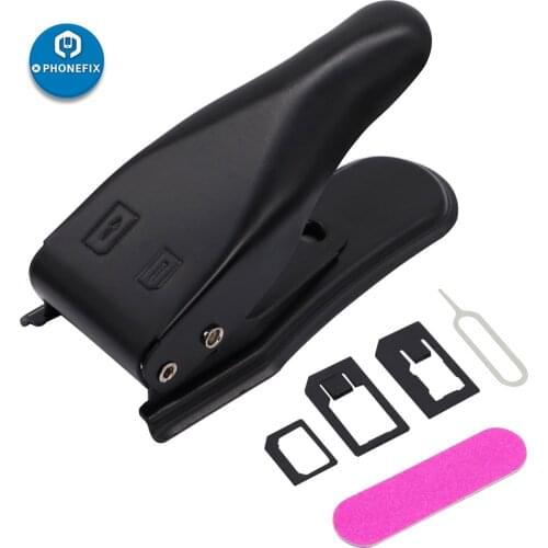 SIM Card Cutter Eject Pin Remover Micro Nano SIM Card Remove for iPhone / Samsung / Huawei Mobile Phone Repair Hand Tools Set