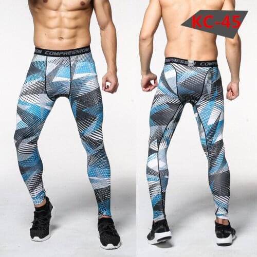 Running Tights Men Compression Leggings Quick Dry Sport Pants Yoga Elastic Camouflage Basketball Joggers Gym Winter Long Trouser