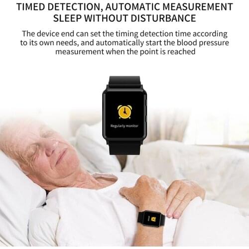 2021 best selling elder blood pressure monitor smart watch wristwatch steps regularly monitoring Grandfather grandmother gift