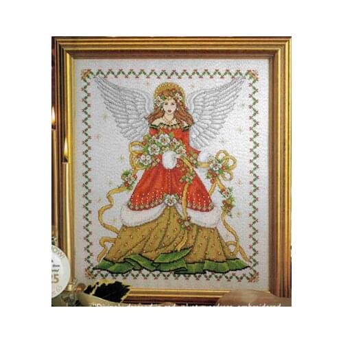 Higher Cotton 14CT Cross Stitch kits sets Christmas Angel 41*46cm FREE shipping CS-118WM