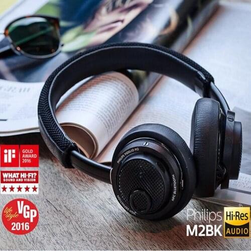 2018 New Philips M2bt/00 Wireless Bluetooth Headphone Portable Nfc Headset Hifi Music Headset Official Original
