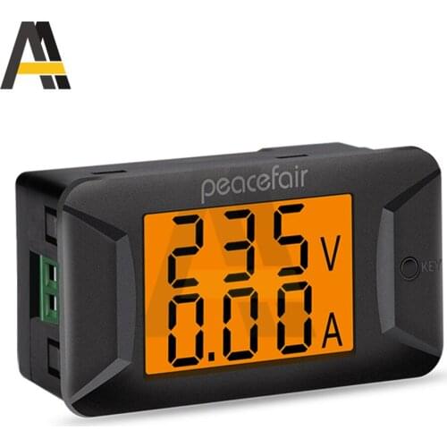 AC Single Phase 400V 100A Digital Ammeter Voltmeter 110V 220V Electronic Load Voltage Tester PZEM-026 Panel Ammeter Voltmeter