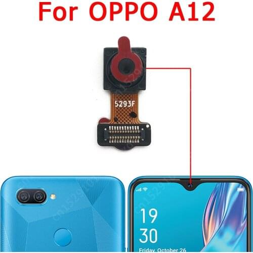 Original Front Camera For OPPO A12 Frontal Selfie Small Camera Module Mobile Phone Accessories Replacement Repair Spare Parts