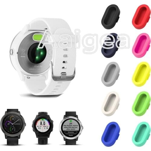 Silicone Anti Dust Proof Plugs Charger Port Protector for Garmin Vivoactive 3 Fenix 5/5s/5x dust plug for Forerunner 935