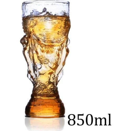 Creative Glass Cup Bar Crystal Water Whiskey Wine Drinking The Football Design Glass Wine Beer Cup 850ml