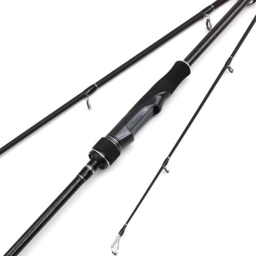 1.8M 2 tips Spinning Casting Fishing Rod Carbon Surper Hard Fishing Pole 2 Sections Lure Fishing Rod Lure Weight 7-35g