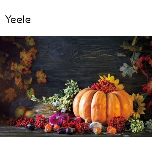 Yeele Autumn Farm Barn Pumpkin Newborn Baby Portrait Vinyl Photography Backdrops Photographic Background For Photo Studio
