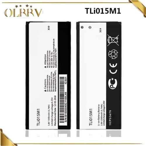 High quality TLi015M1 Battery For Alcatel PIXI 4 4034A 4034X 4034F 4034D Accumulator Batterie Bateria Batterij 1500mAh