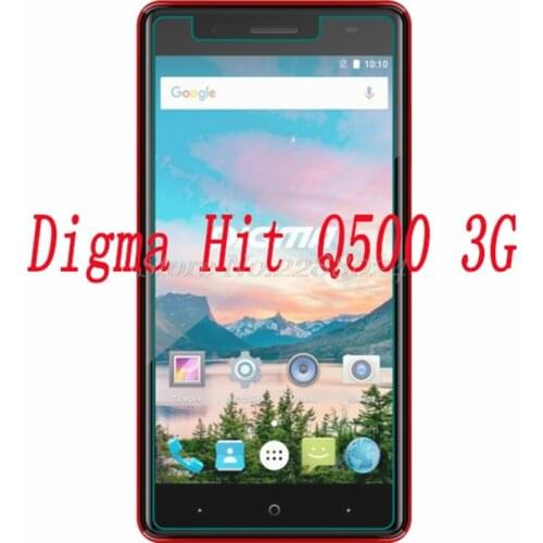 Smartphone 9H Tempered Glass for Digma Hit Q500 3G 5" Explosion-proof Protective Film Screen Protector cover phone