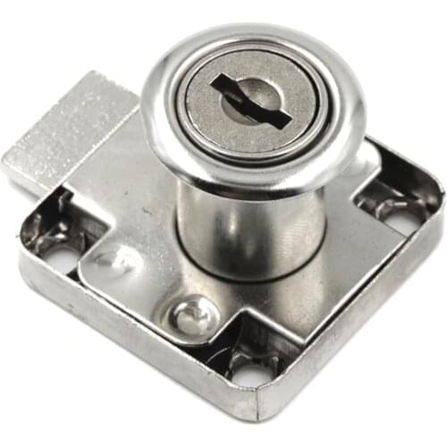 Drawer Lock With 2 Keys Zinc Alloy Furniture Door Cabinet Locks for Office Desk Letter Box JAN88