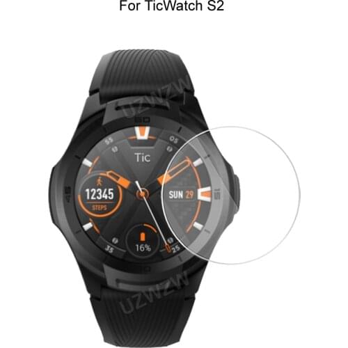 For TicWatch S2 Smart Watch 2.5D Tempered Glass Screen Protector Protective Film Anti Scratch HD Clear
