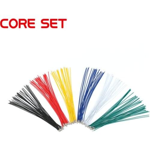 50pcs/lot 6 Colors XH2.54 Single Tin Header 200mm Terminal wire Connector wire 24AWG