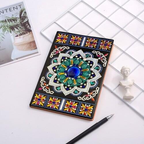 5D DIY Special Shaped Diamond Painting Notebook Diary Book 50 Pages Embroidery Diamond Cross Stitch Note book Christmas Gifts