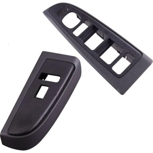 Beler 89045128 89045120 Car Front Dark Pewter Power Window Switch Bezel Fit For Cadillac Escalade Chevy Avalanche GMC Sierra LHD