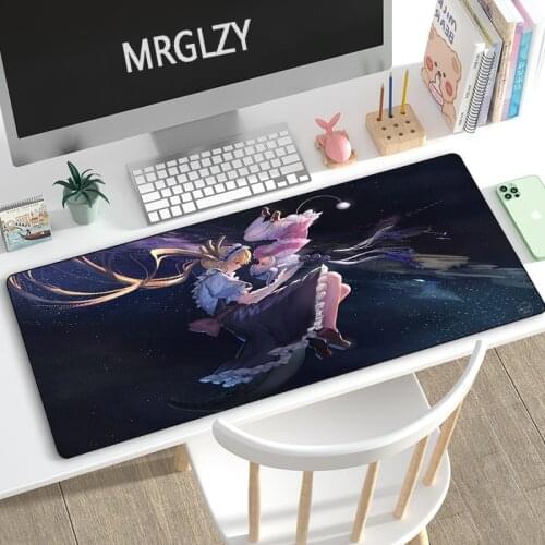 MRGLZY Dragon Maid Tohru 300X800MM Gaming Peripheral Large Anime Mouse Pad Rugs Computer Accessories Keyboard Desk Mat MousePad