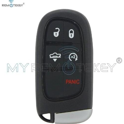 Remtekey 68159657 Smart key shell case 4+1 button for Dodge RAM 2013 2014 2015 GQ4-54T