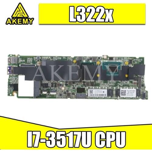 For DELL XPS 13 L322x Laptop Motherboard XPS 13 motherboard I7-3517U 2J8J6 02J8J6 CN-02J8J6 DDR3 tested 100% work