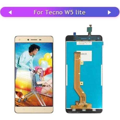 For Tecno W5 lite full LCD display complete touch screen