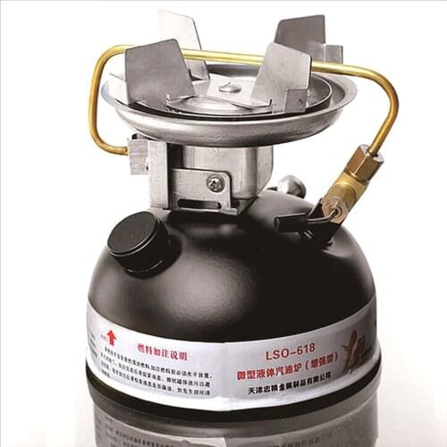 Outdoor Camping Fishing Multi-fuel Oil Stove Portable Gasoline Stove Non Preheating Oil Furnace Picnic Burners Stove Cookware