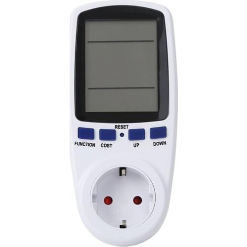 Power Meter Digital Wattmeter Energy EU/US/UK/AU/BR Watt Calculator Monitor Electricity Consumption Measuring Socket Analyzer