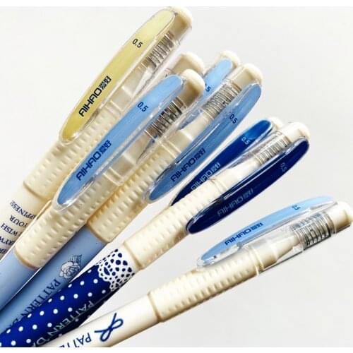 3X Elegant Ribbon Bow Flower Tower Automatic Mechanical Press Pencil Writing Drawing School Supply Student Stationery 0.5mm