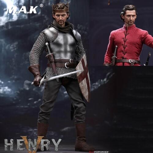 In Stock Limited 1/6 Collectible EX22 King of England Henry V with Double Heads Full Set Action Figure Model for Fans Gifts