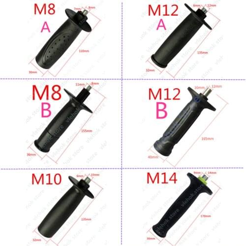 M8 M10 M12 M14 Auxiliary Handle GRIP BASE replace for BOSCH DeWALT HITACHI MAKITA RYOBI METABO Milwaukee Power tools accessories