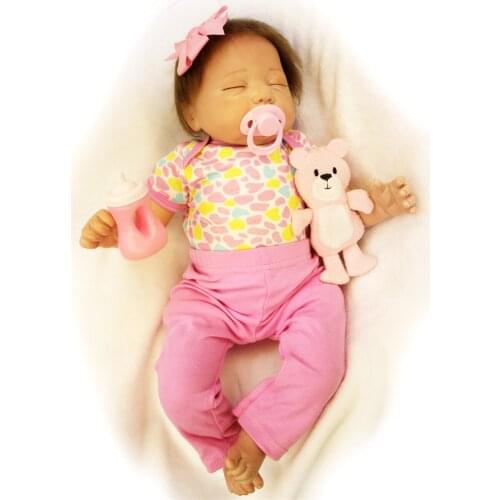 Simulation 50cm reborn silicone Baby Dolls Newborn Photography Props collectible doll princess doll birthday Xmas gift toy