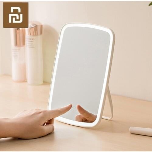 Xiaomi Desktop LED Makeup Mirror Touch-sensitive Control LED Natural Light Fill Adjustable Angle Long Battery Life
