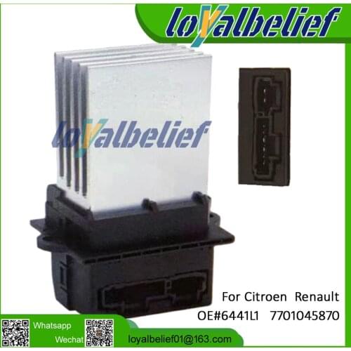Brand New Auto Heater Blower Control Resistor For Citroen Renault 6441L1 7701045870 blower control resistor