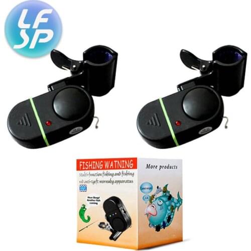Fishing Fish Bite Alarm Electronic Buzzer on Fishing Rod with Loud Siren Daytime Night Indicator 1PCS
