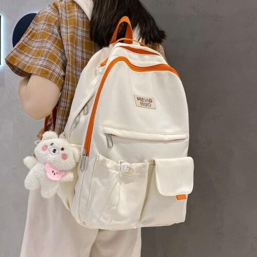 Kawai School Backpack Kawaii Rucksack Teen Girls Travel Bag Cute Student Daypack Female Casual Book Bags
