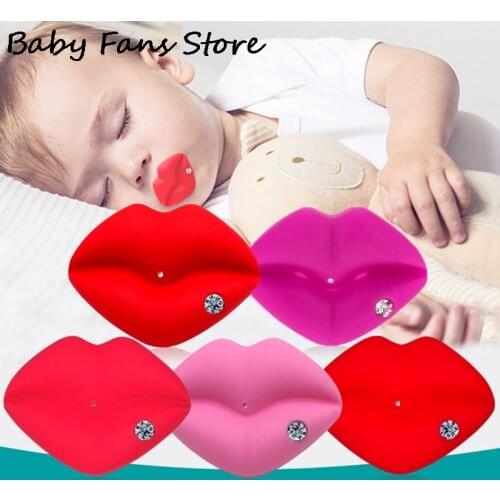 Sexy Lips Pacifier Baby Newborn Feeder Nipples Food Grade Silicone Pacifiers Infant Feeding Teether Teething Chewing Toys 1PCS