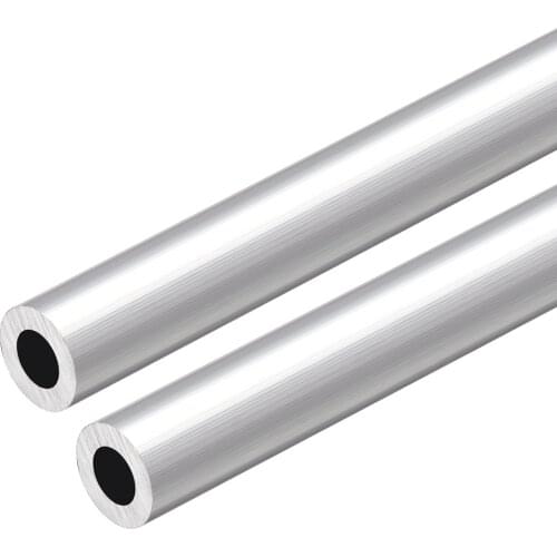 Uxcell 6063 Aluminum Round Tube 300mm Length 14mm OD 8mm Inner Dia Seamless Aluminum Straight Tubing 2 Pcs