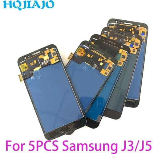 5 Piece/lot TFT LCD For Samsung Galaxy J500 J5 2015 J500Y J320 J3 2016 LCD Display Touch Screen Digitizer Assembly Adjust LCD