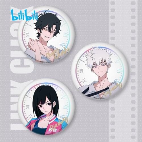 Time Agent Link Click Uniform Style Badge Chengxiaoshi Luguang Qiaoling Brooch Pin