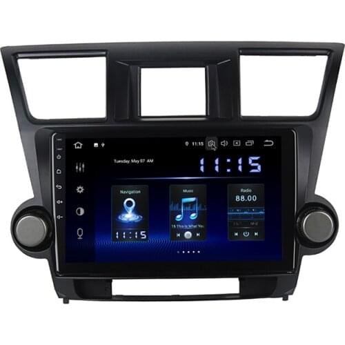 10.2" IPS Android 10.0 Multimedia Player for Toyota Highlander 2009 2010 2011 2012 Car Radio 8-Core 4GB Ram GPS Navigation