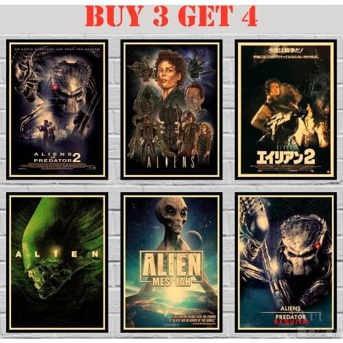 24Style Choose Classic Movie Alien Art Silk Print Poster 42X30cm